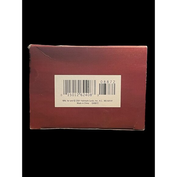 2001 Hallmark Keepsake Christmas Ornament Santa's Sleigh Set of 2 Vintage Top - Picture 7 of 7